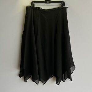 Msk Evening Elegant Black Women's Skirt Polyester